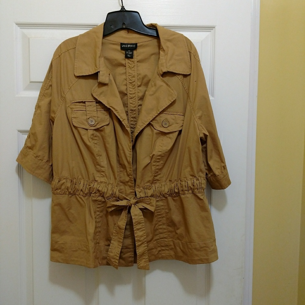 Safari inspired short sleeve jacket